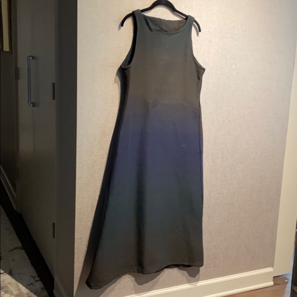 Bo Carter Ombre asymmetrical neckline